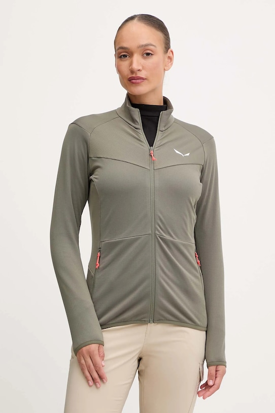 

Толстовка Puez Cammino для активного отдыха Salewa, зеленый