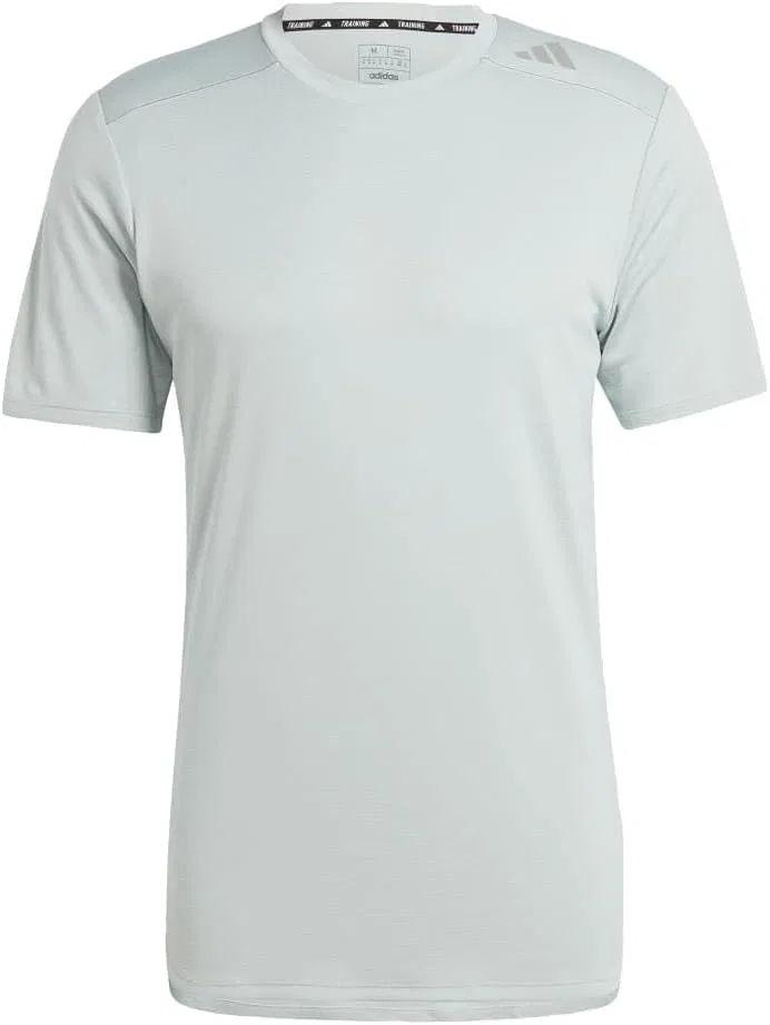 Футболка Adidas Designed 4 Training Heat.rdy для HIIT-тренировок, серебряный
