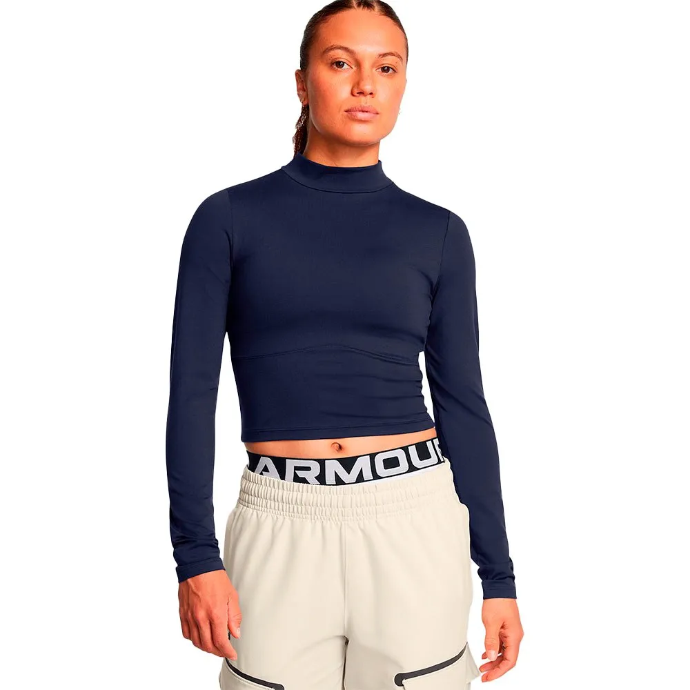 

Футболка Under Armour Meridian Mock long sleeve, синий