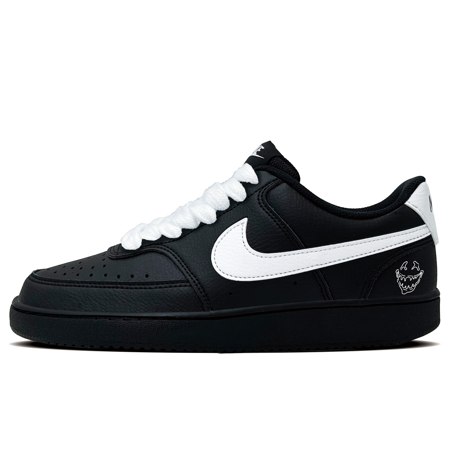 

Nike Court Vision 1 Magician Abrasion Resistant Low top Skateboard Shoes мужские черные
