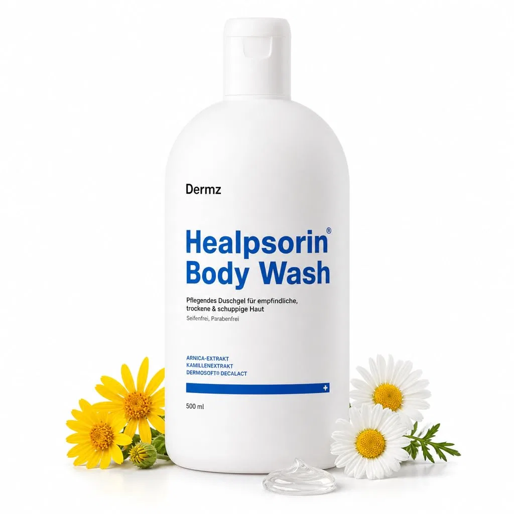 Гель для душа Dermz Healpsorin Body Wash для сухой и чувствительной кожи, 500 мл Dermz