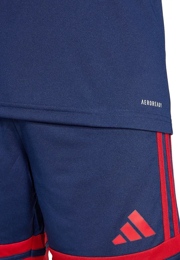 Футболка спортивная с коротким рукавом Squadra Adidas Performance, сине-красная — фото 3