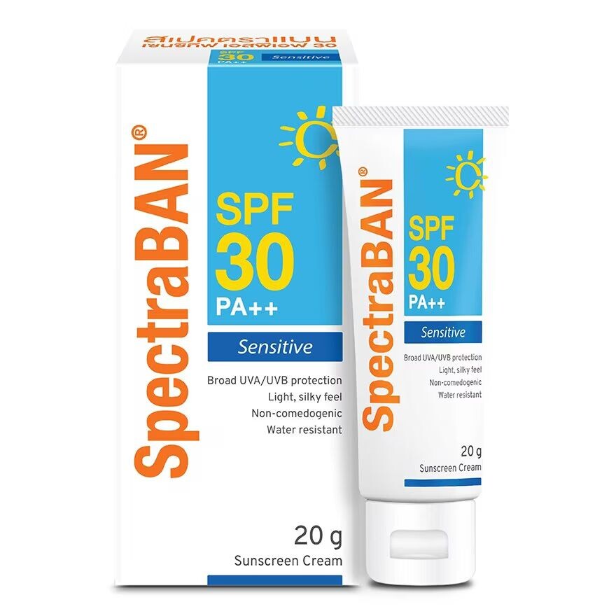 

Spectraban SpectraBAN Sensitive SPF 30 PA++ 20G, White Orange