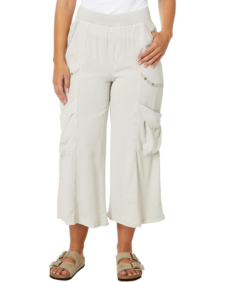 

Брюки XCVI Twill Faulkner Crop, цвет Whitecap
