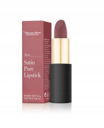 

губная помада PIERRE RENE Satin Pure Lipstick, оттенок 04 Rosie, 4,8 г