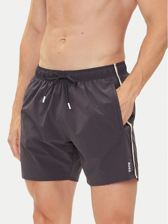 

Плавательные шорты regular fit Iconic 50491594 Boss, серый
