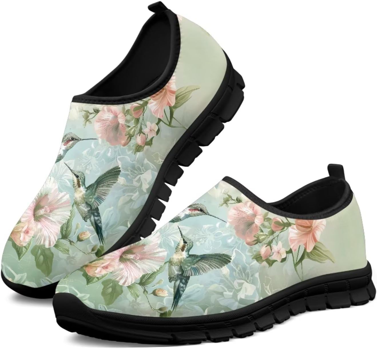 

Кроссовки-лоферы унисекс с верхом из сетки Estailounic, Hummingbird Petunia