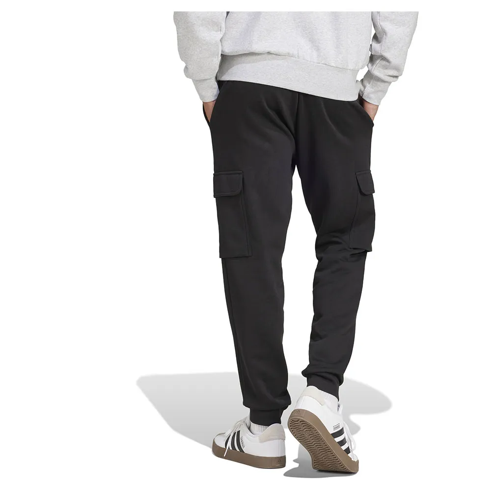 Джоггеры adidas Essentials Feelcozy Fleece Cargo, черный — фото 2