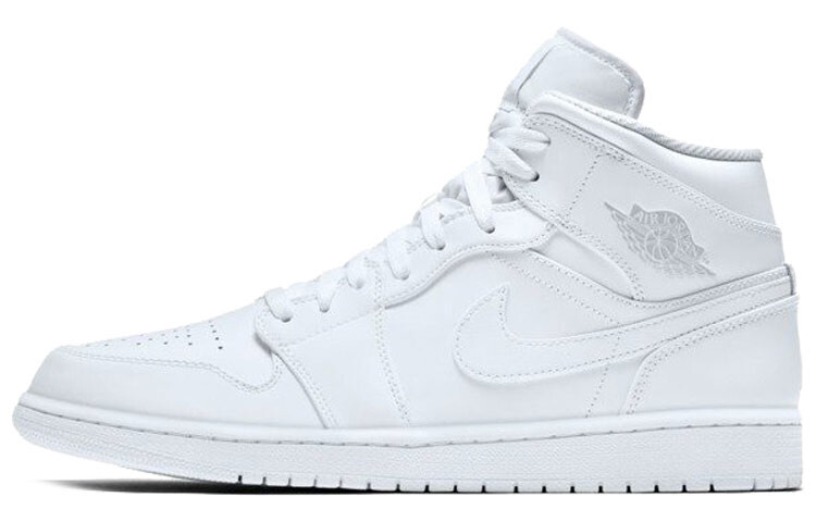 

Кроссовки JORDAN 1 Mid White/Pure Platinum