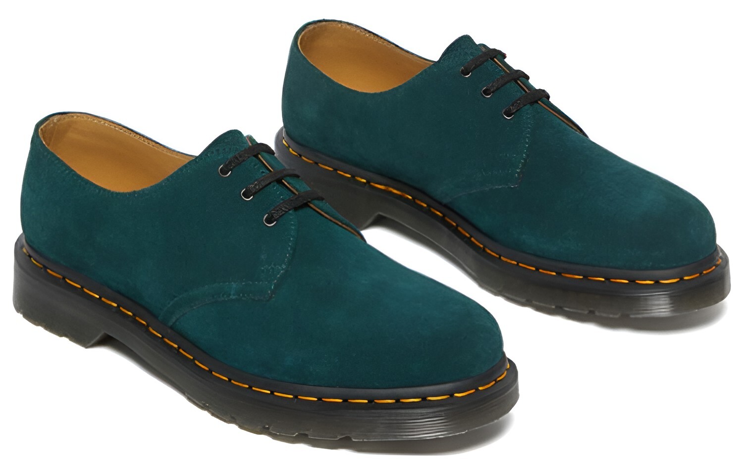 Полуботинки Dr.Martens 1461 Suede Oxford Shoes 'Dark Green' — фото 2