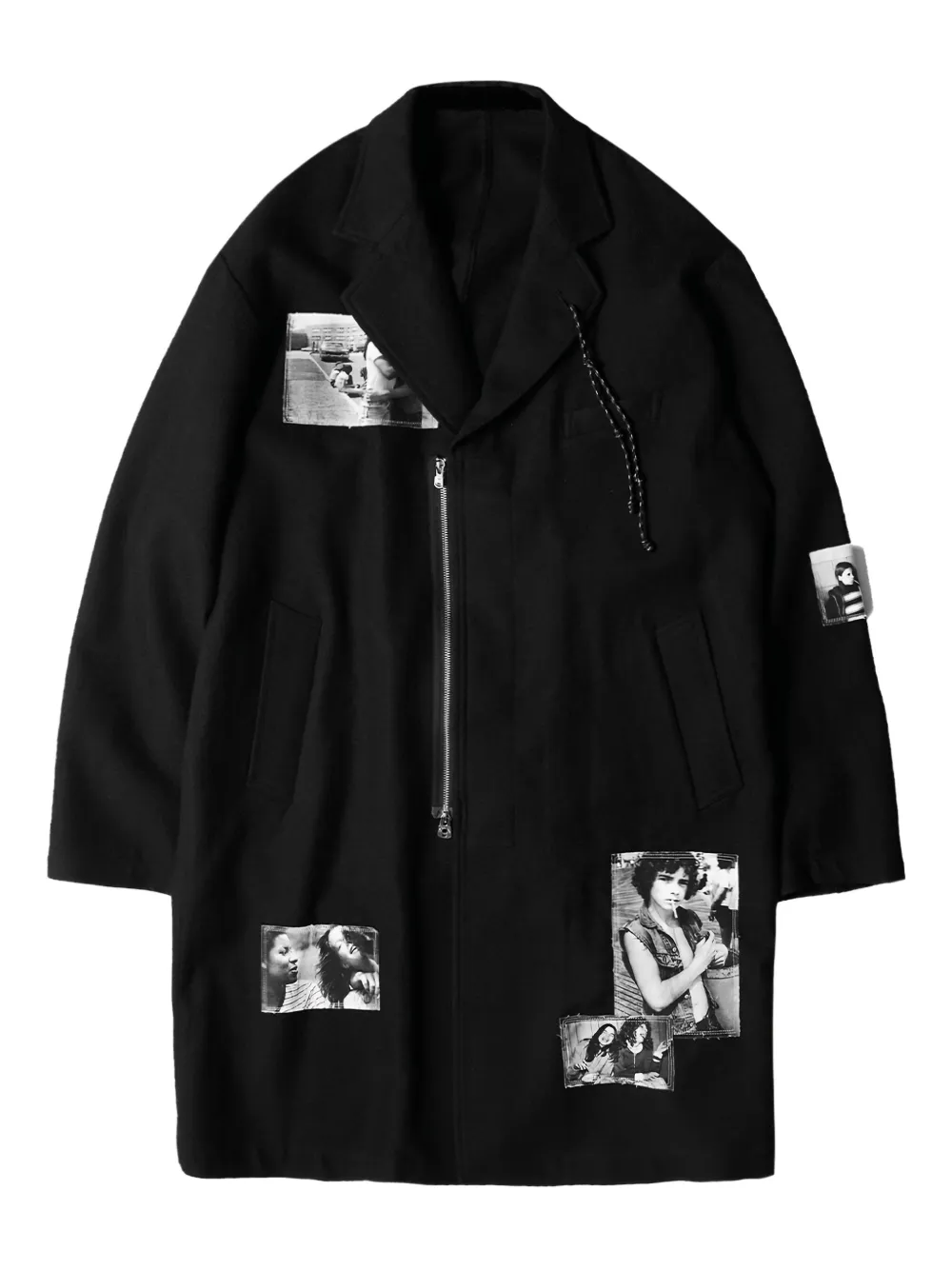 

Однобортное пальто "доктор" Takahiromiyashita The Soloist, черный