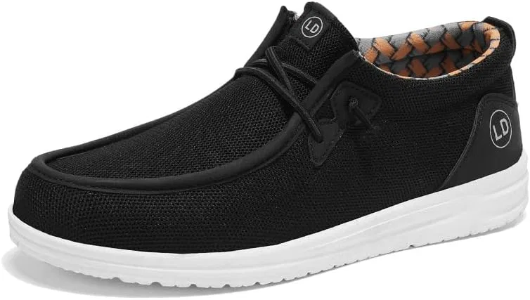 Мокасины мужские Slip-On, дышащие легкие повседневные, Black HoaloX