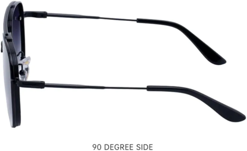 

Большие панк-солнцезащитные очки для мужчин и женщин, роскошные овальные, в металлической оправе, в стиле стимпанк, с двойным дужком HPIRME, C6gungraygreen