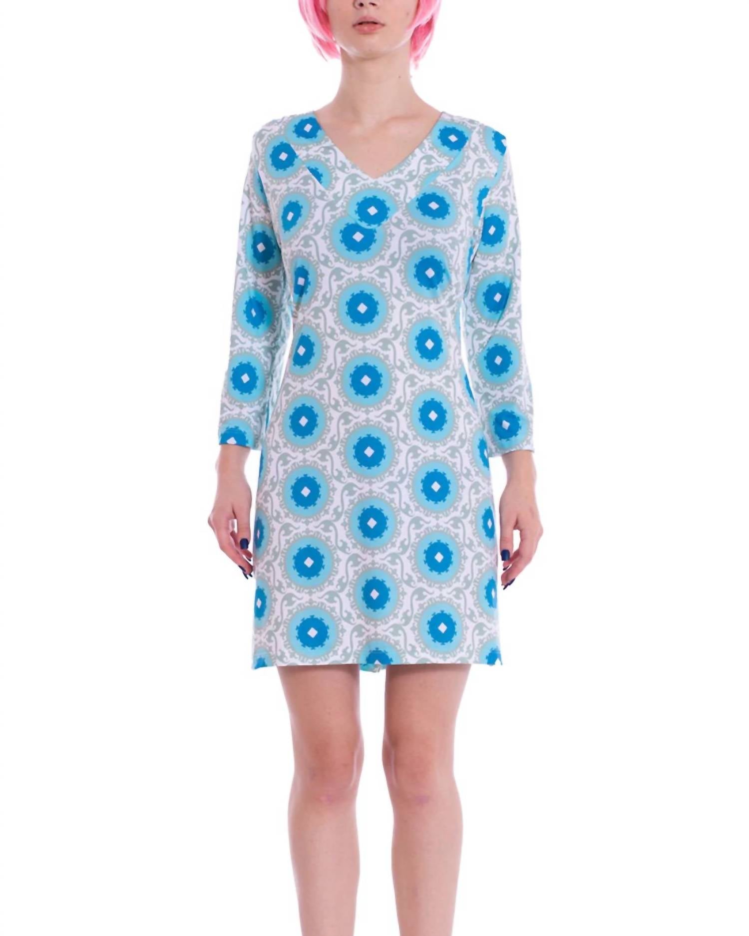 

Мини-платье Ashley в зимнем цвете Michelle Parisou, Winter Bloom