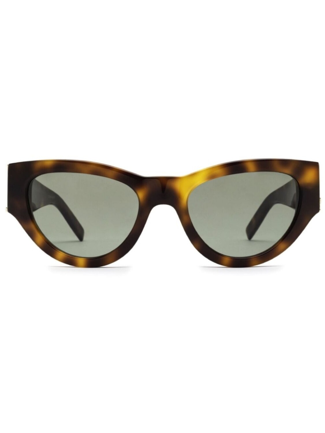 

Saint Laurent Eyewear солнцезащитные очки в оправе 'кошачий глаз', коричневый