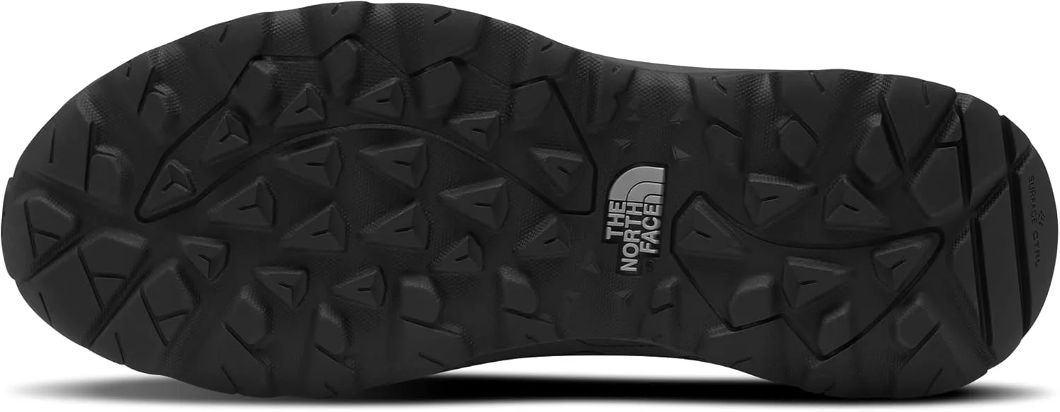 Мужские водонепроницаемые походные ботинки THE NORTH FACE Hedgehog 3 Mid | Верх из кожи рипстоп, резиновая подошва, черный/серый — фото 2