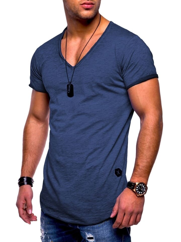 

Футболка behype, цвет navy (wash)