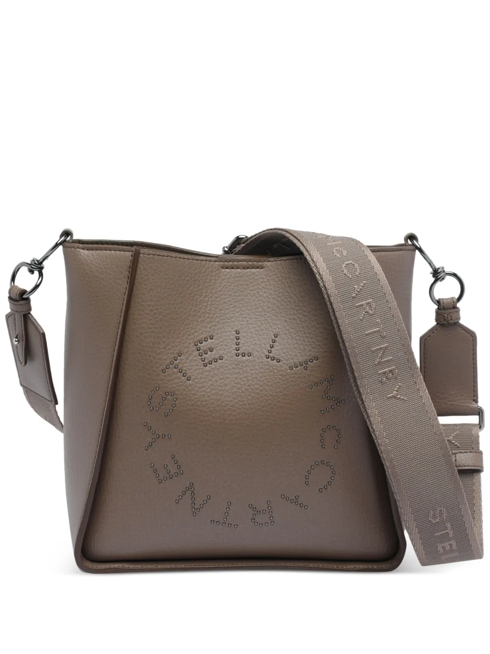 

Сумка на плечо с логотипом Stella Mccartney, коричневый