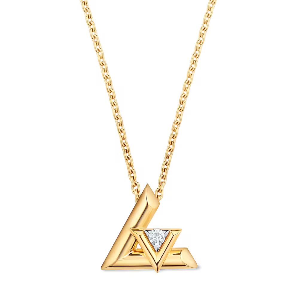 

Подвеска LV Volt One Large, желтое золото и бриллиант Louis Vuitton, золотой