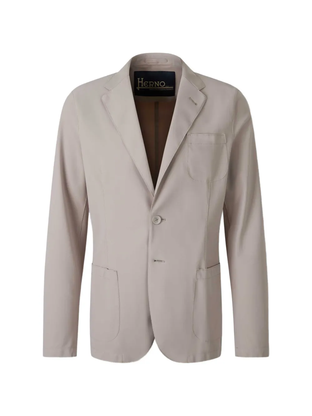 

Пиджак с нагрудным карманом Herno, серый