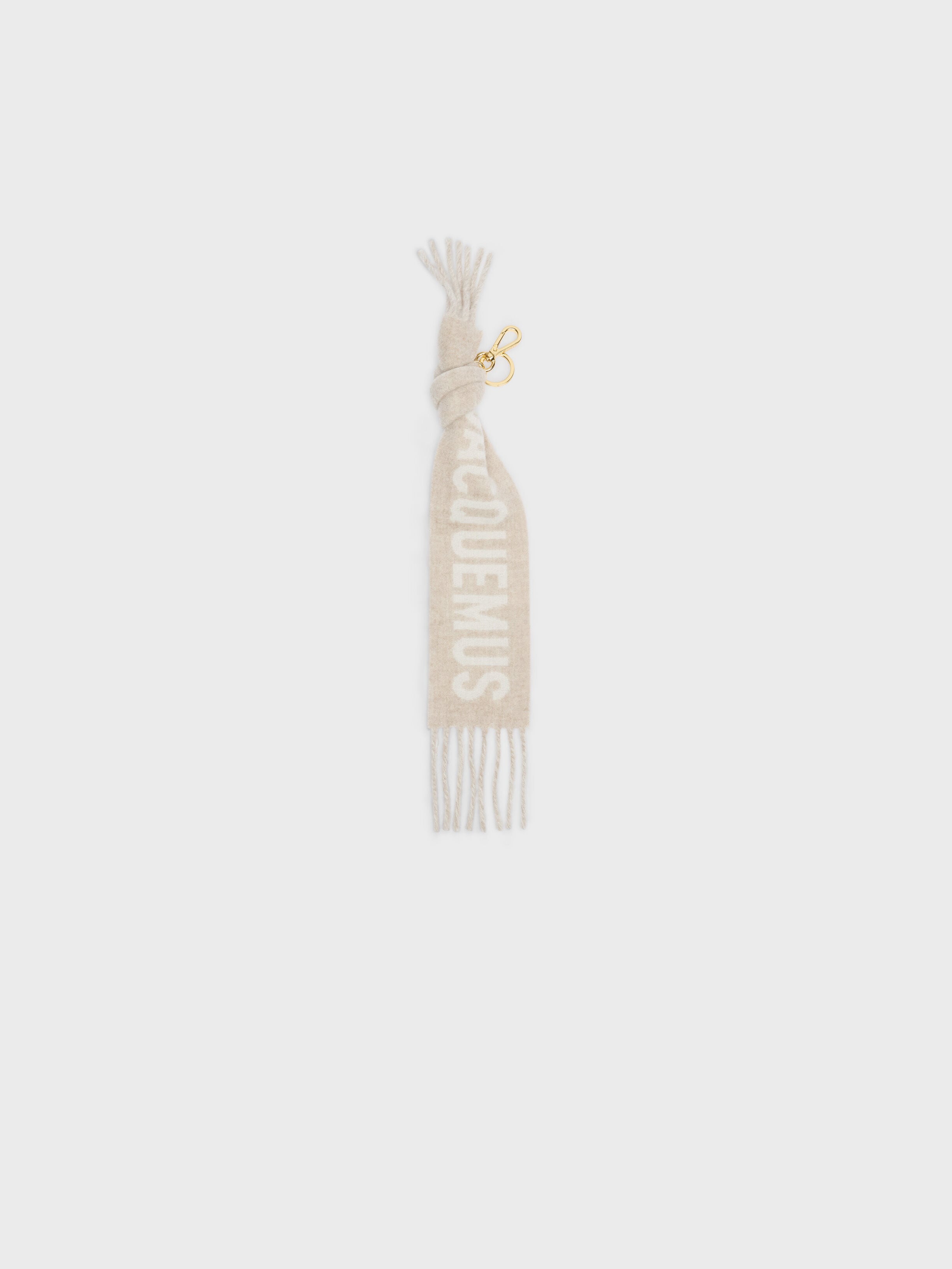 

Брелок-шарф с узлом JACQUEMUS The Écharpe keychain, цвет Multi-Beige