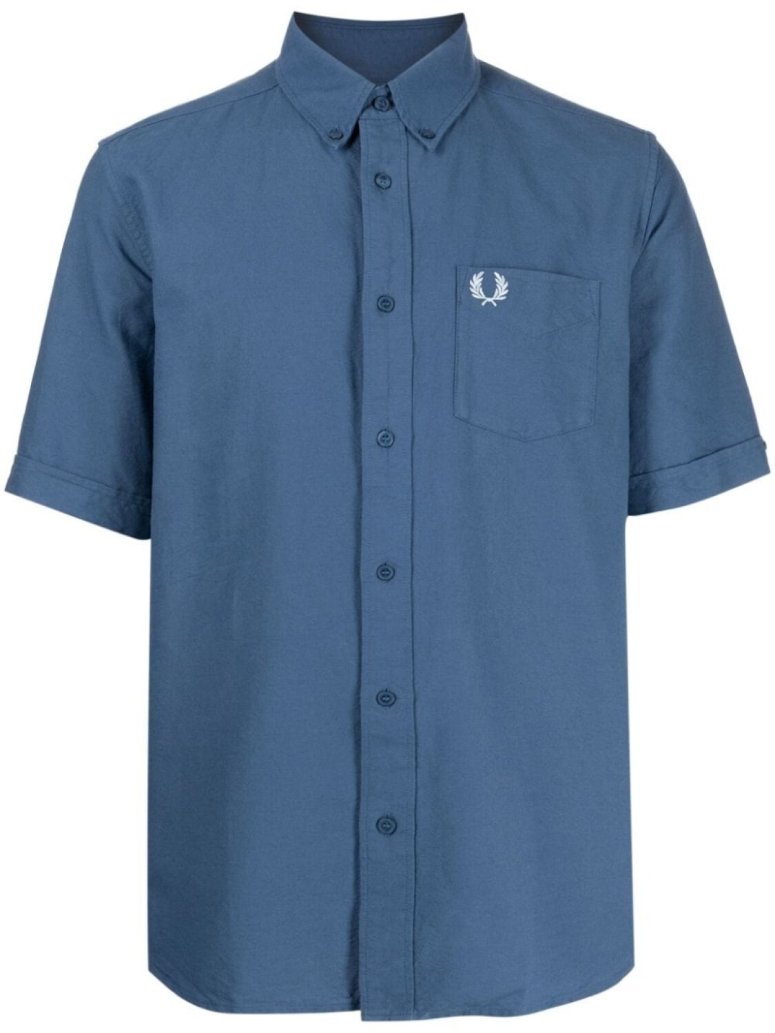 

Рубашка с вышитым логотипом Fred Perry, синий