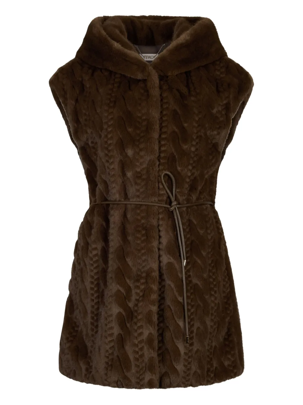 

Жилет с капюшоном LIU JO, коричневый