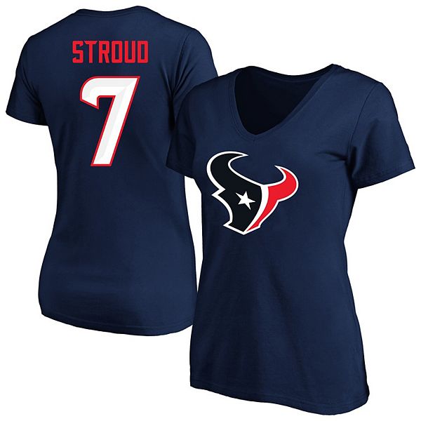 

Женская футболка с V-вырезом Houston Texans plus size с именем и номером игрока c j stroud в альтернативном логотипе цвета navy Fanatics, Синий, Женская футболка с V-вырезом Houston Texans plus size с именем и номером игрока c j stroud в альтернативном ло