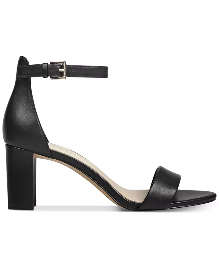 Женские босоножки Pruce на высоком устойчивом каблуке Nine West, черный — фото 2