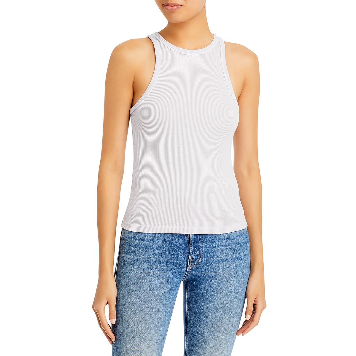 

Женская майка-борцовка в рубчик 7 For All Mankind, цвет light lilac