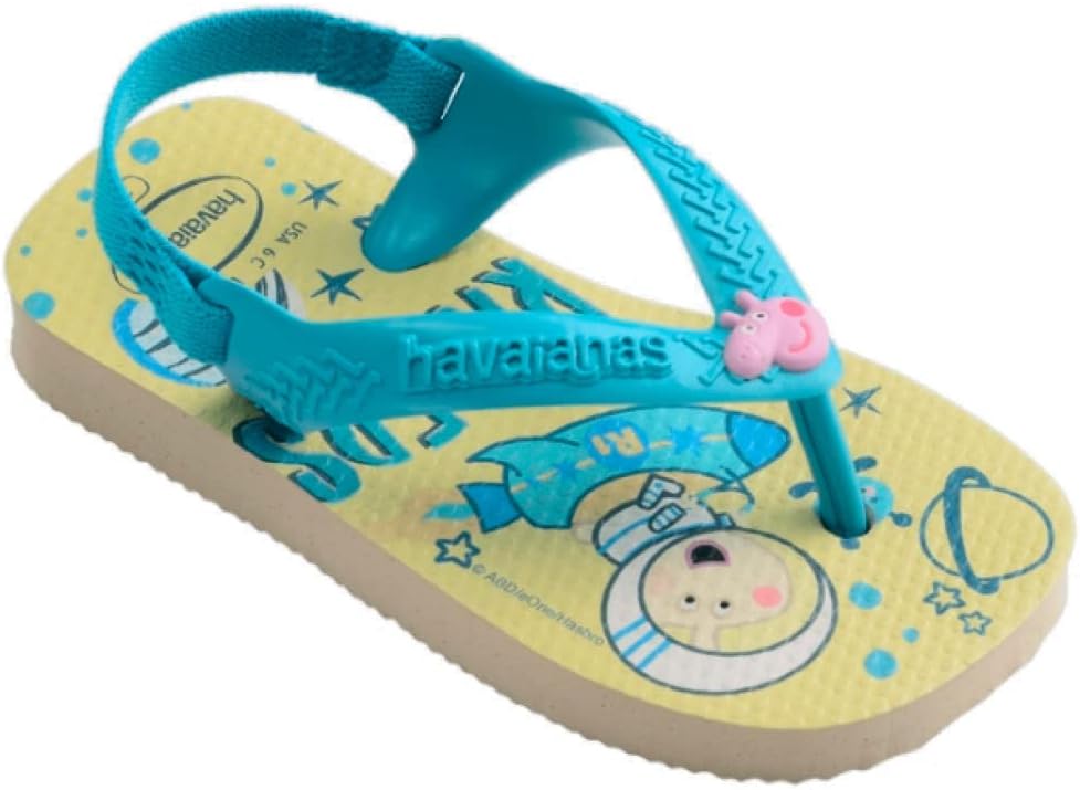 Детские вьетнамки Havaianas для девочек, бежевый — фото 2