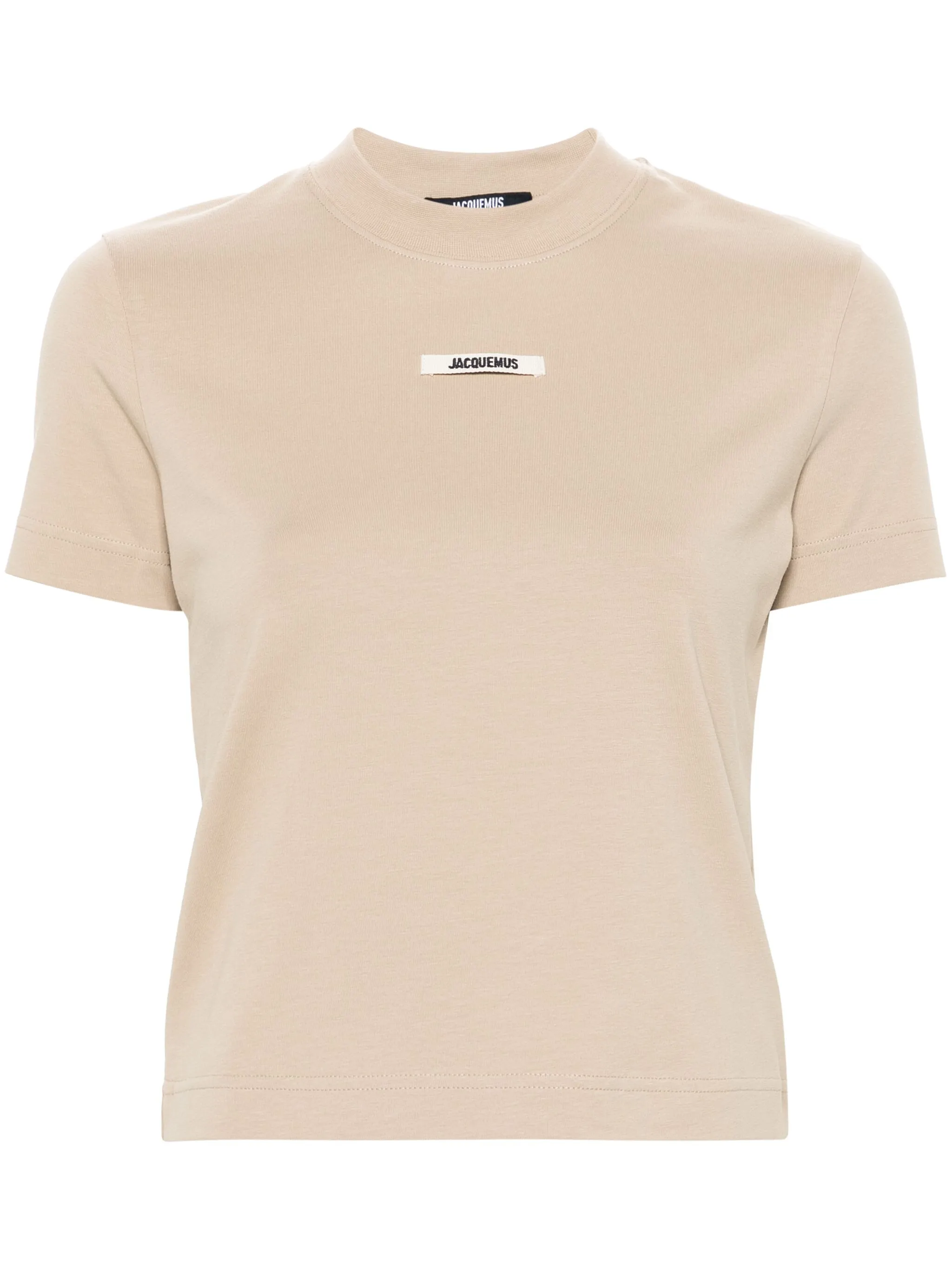 

Укороченная футболка Le Gros Grain Jacquemus, коричневый