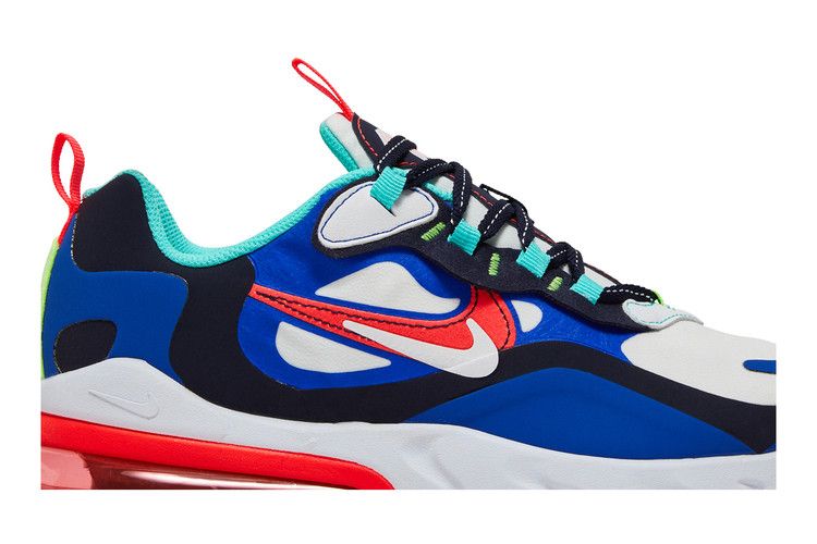 Кроссовки Nike Air Max 270 React GS 'Metallic Utopia Slate', синий — фото 3