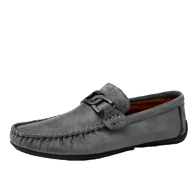 

KUPE Мокасины мужские серые, цвет Gray