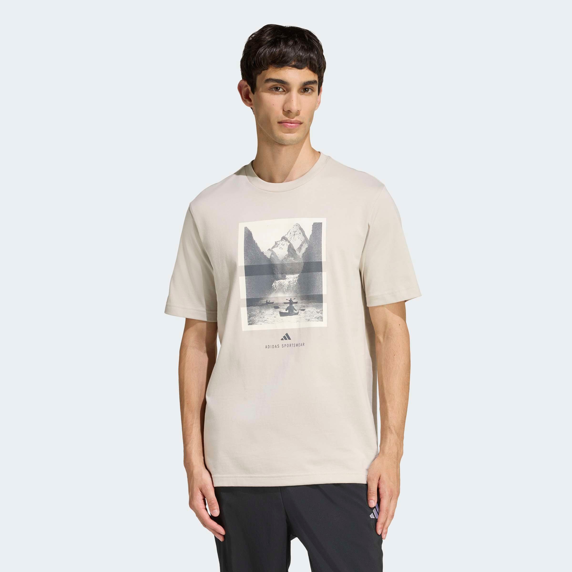 Adidas Sportswear Футболка в цвете Nude — фото 3