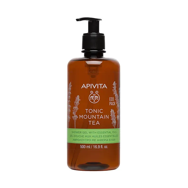 

Тонизирующий гель для ванн Mountain Tea Apivita, 500 ml
