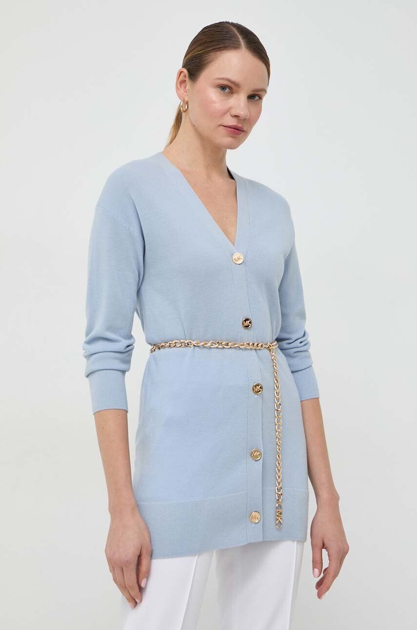

Шерстяной кардиган MICHAEL Michael Kors, синий