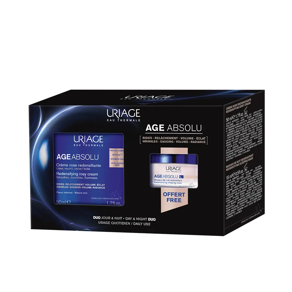 

Крем для лица Age absolu crema rosa + mascarilla de noche estuche Uriage, 2 шт.