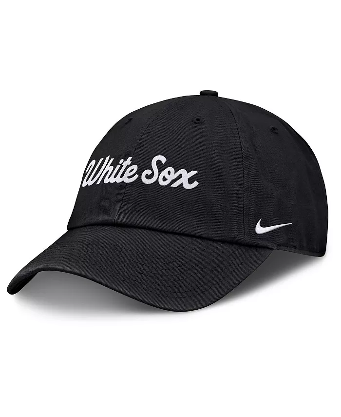 

Женская черная регулируемая бейсболка Chicago White Sox Club Nike