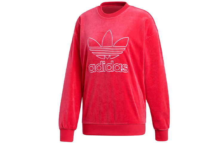 Свитшот женский розово-красный Adidas Originals — фото 2