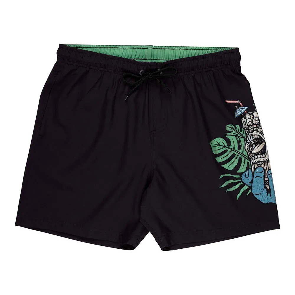 

Шорты для плавания Santa Cruz Tiki hand, черный