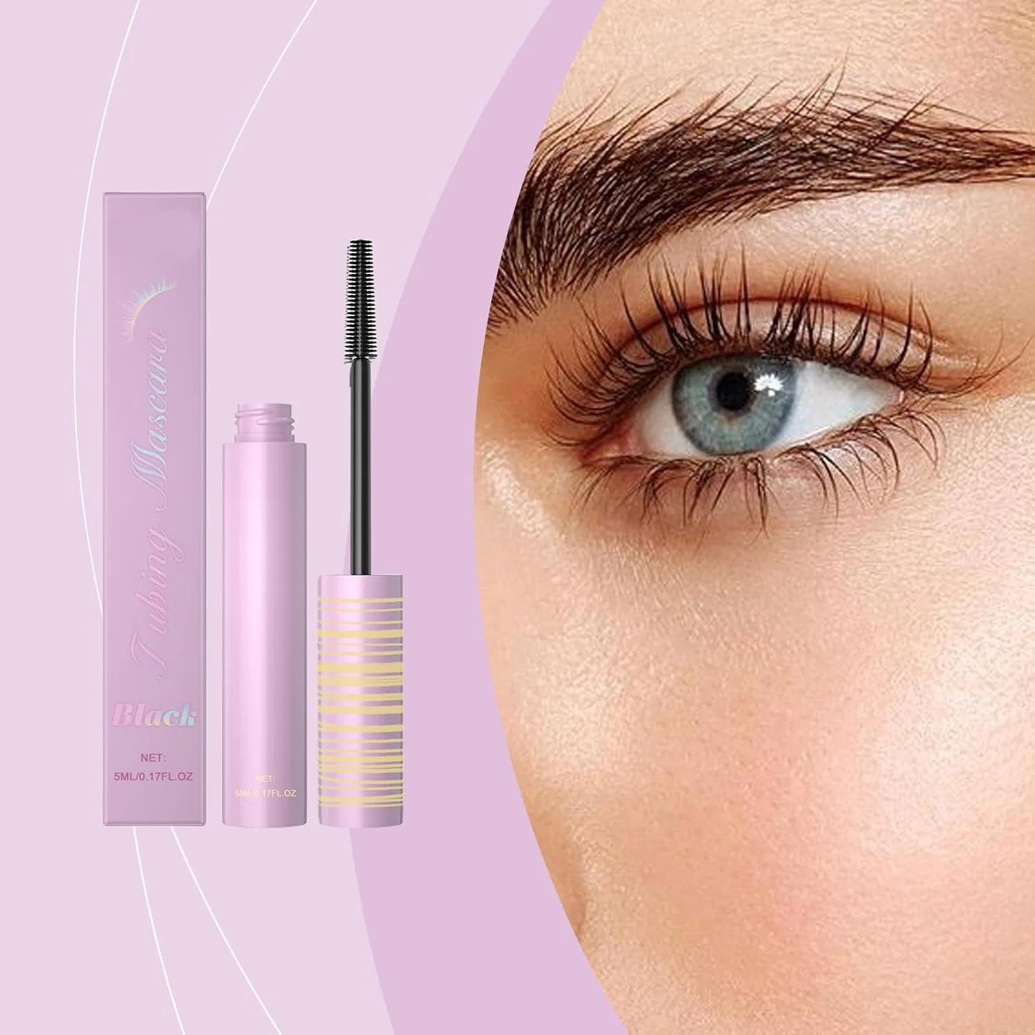 Тушь для ресниц 5D Silk Fiber Lash Mascara Yolitap, 1 шт, водостойкая — фото 3