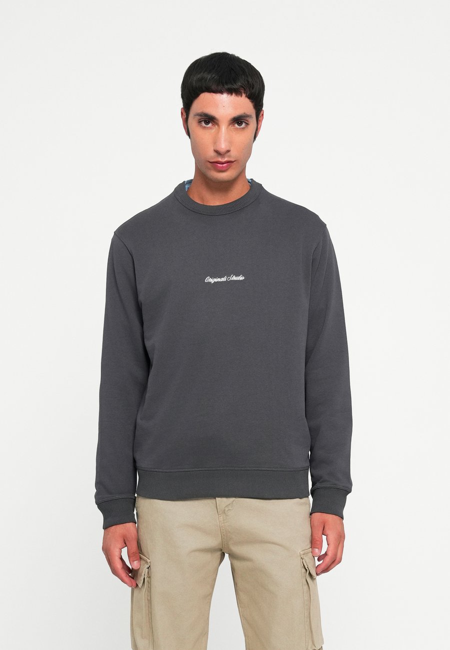 

Толстовка Jack & Jones JORNORREBRO EMB CREW, Asphalt/Grey