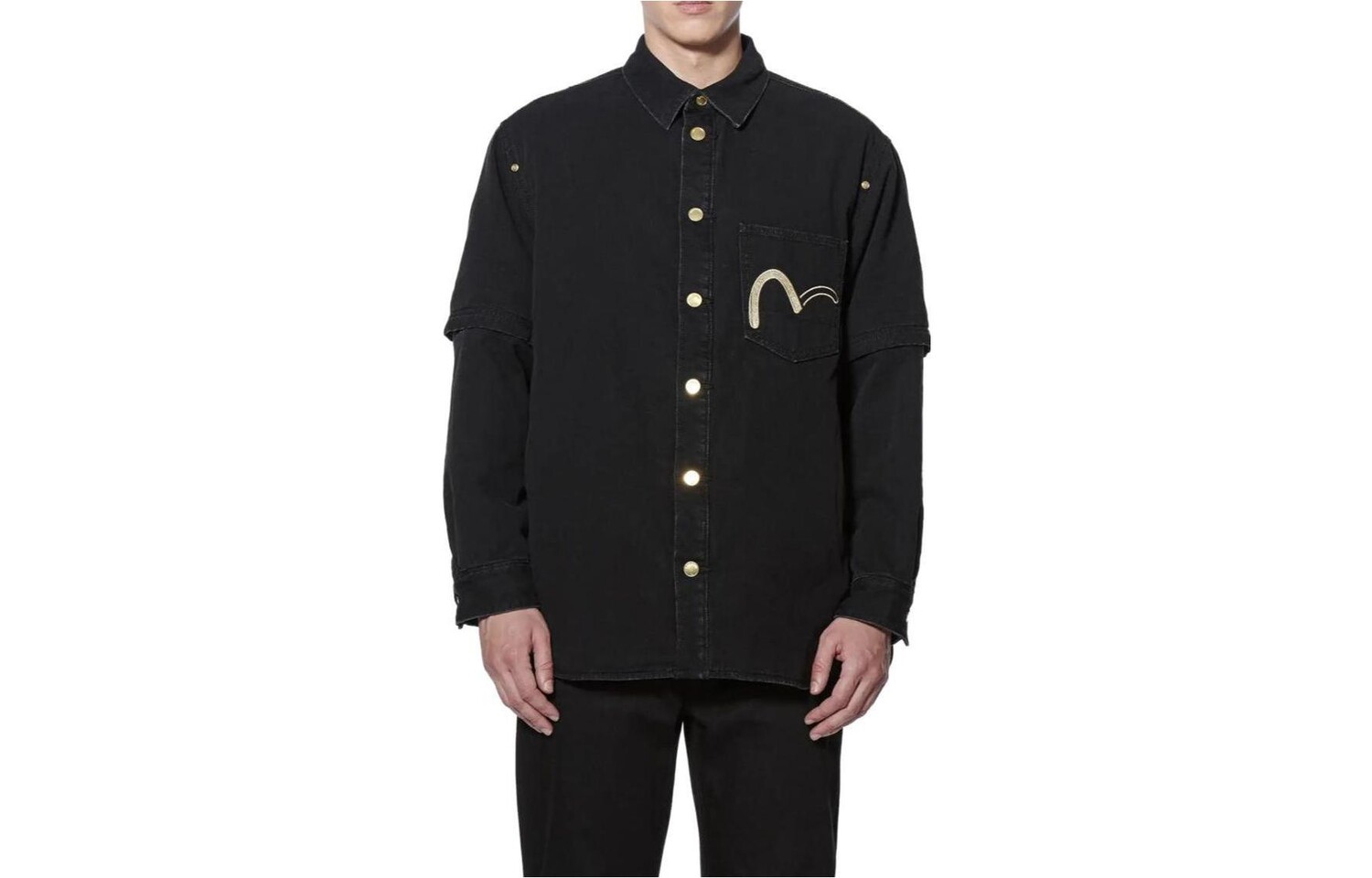 

Куртка мужская черная Evisu, черный