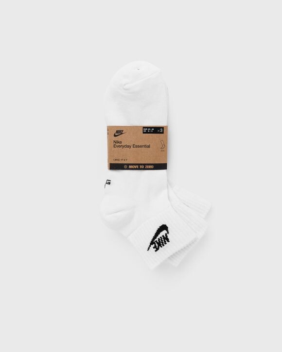 

Носки Nike Everyday Essential Ankle Socks 3 Pack, белый/черный