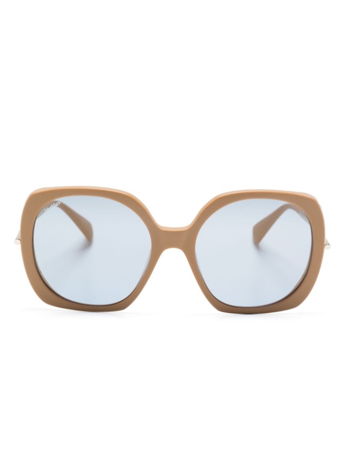 

Солнцезащитные очки в квадратной оправе Max Mara Eyewear, коричневый