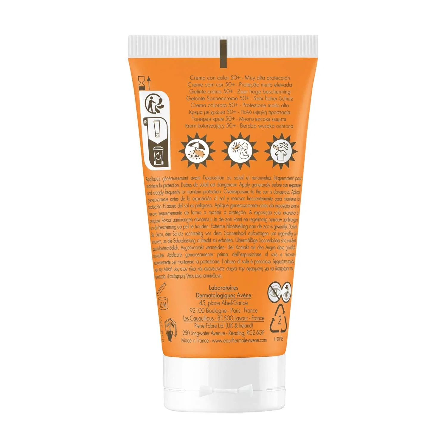 Тонирующий солнцезащитный крем SPF 50+ от Avène Avene — фото 2