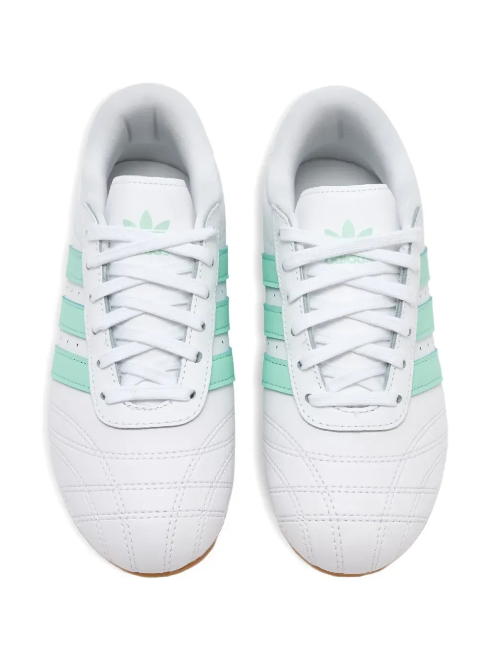 Стеганые кроссовки с полосками Adidas Kids, белый — фото 3