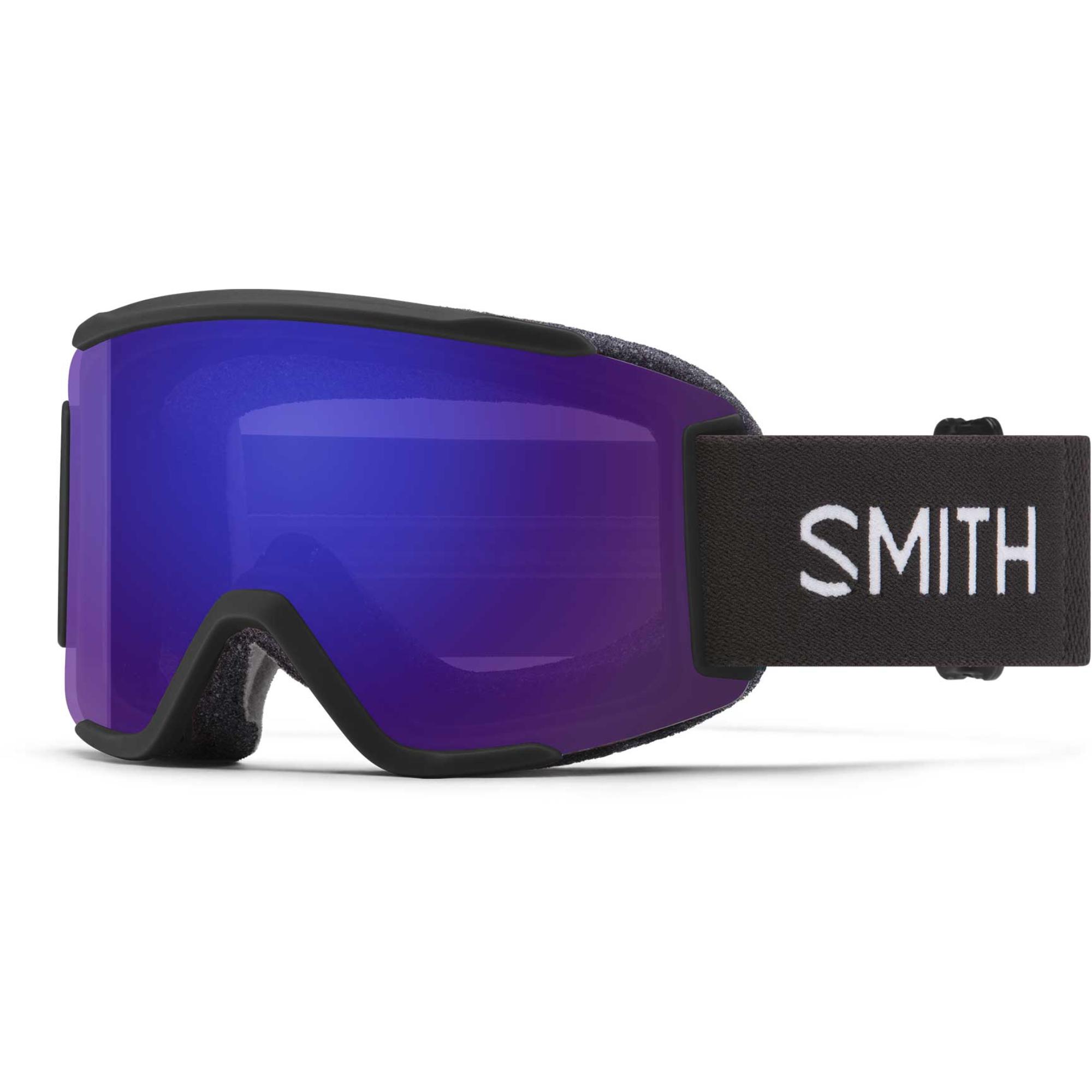 

Снежные очки Squad S Smith, Black/ChromaPop Everyday Violet Mirror