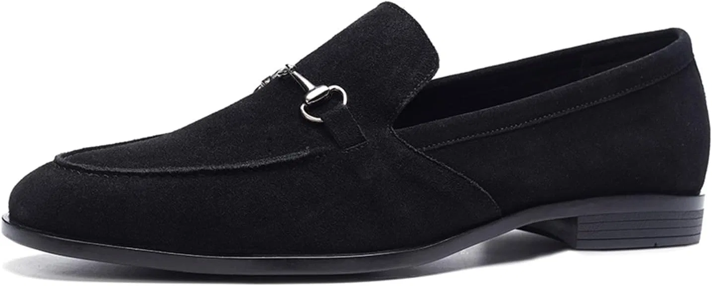 Лоферы мужские Carlos Santana Louis Bit, Black Suede